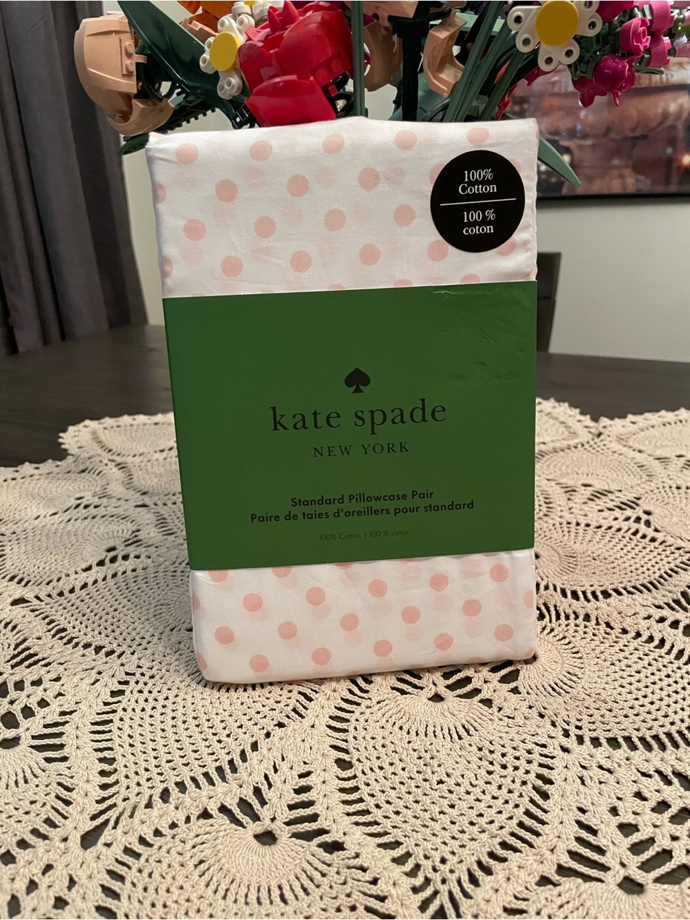 kate spade set of 2 pillow cases